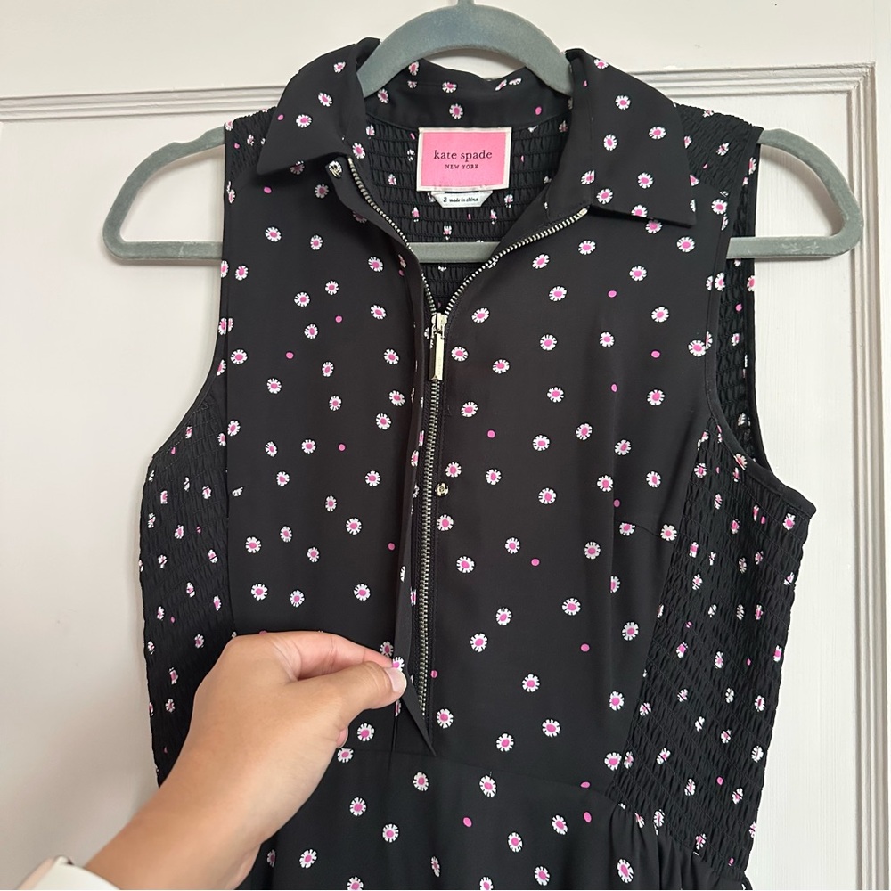 Kate Spade Daisy Dot Shirt Dress - Picture 3 of 6